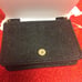 Coach black mini bag+gold tone detachable chain
