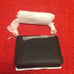 Coach black mini bag+gold tone detachable chain
