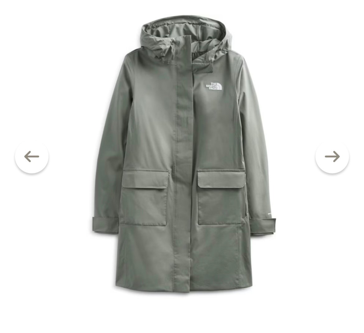 North Face city breeze rain coat