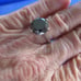 4.85ct 100% REAL NATURAL BLACK DIAMOND RING, CERTIFICATE,FR EE DIA TESTER Size 6