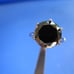 4.85ct 100% REAL NATURAL BLACK DIAMOND RING, CERTIFICATE,FR EE DIA TESTER Size 6