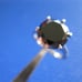 4.85ct 100% REAL NATURAL BLACK DIAMOND RING, CERTIFICATE,FR EE DIA TESTER Size 6