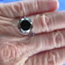 4.85ct 100% REAL NATURAL BLACK DIAMOND RING, CERTIFICATE,FR EE DIA TESTER Size 6