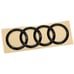 For Audi S4 2009-2016 Gloss Black Audi Ring Rear Trunk Emblem New
