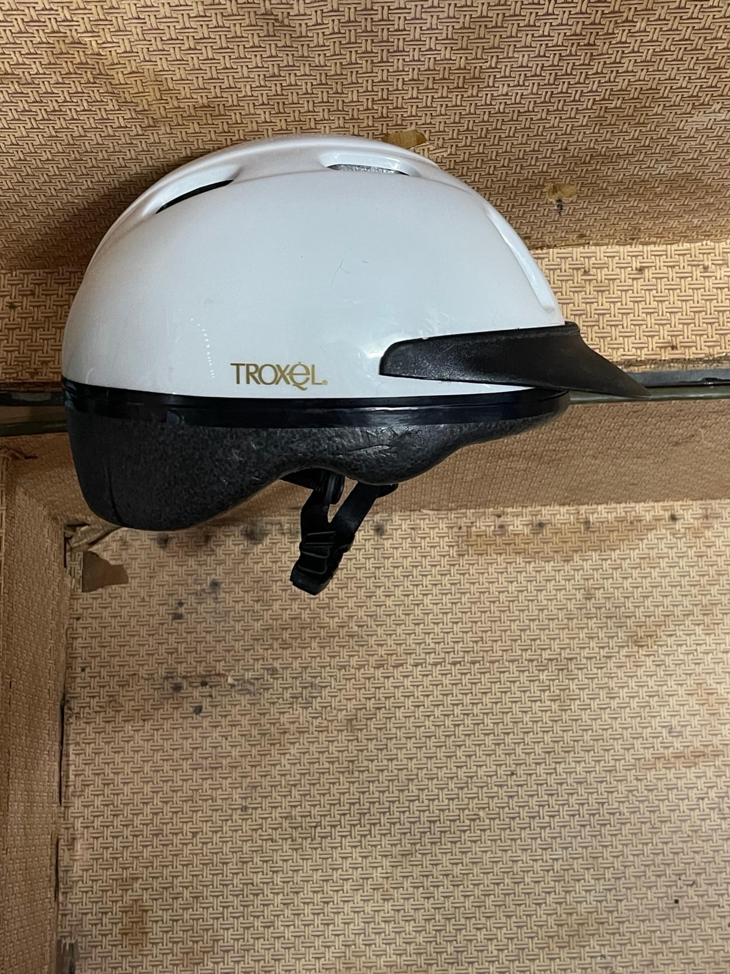 Troxel Lightweight Vented Sport Horseback Riding Helmet, White