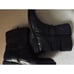 MONTANA Black Leather Zip Combat Moto Fashion Boots Womens 10M EUC Buttery Soft
