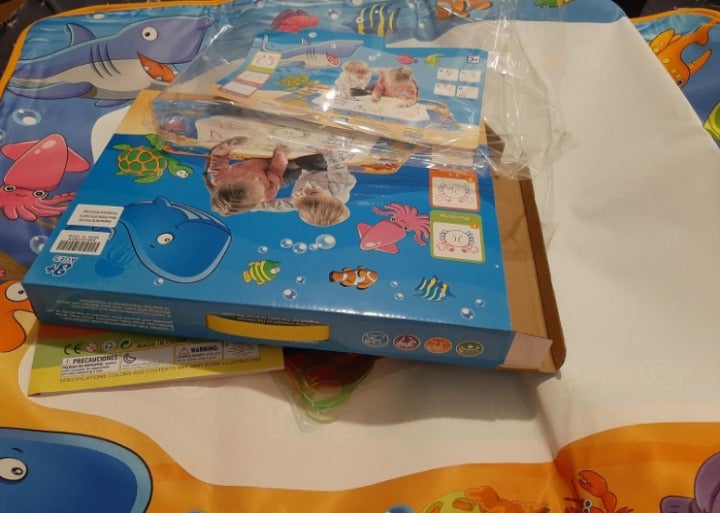 Water Doodle Mat - Kids Painting Writing Color Doodle Drawing Mat Toy