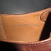 JACK ERWIN Plain Toe Bluchers Shoes Brown Calfskin Leather Made in Spain 9 1/2