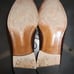 JACK ERWIN Plain Toe Bluchers Shoes Brown Calfskin Leather Made in Spain 9 1/2
