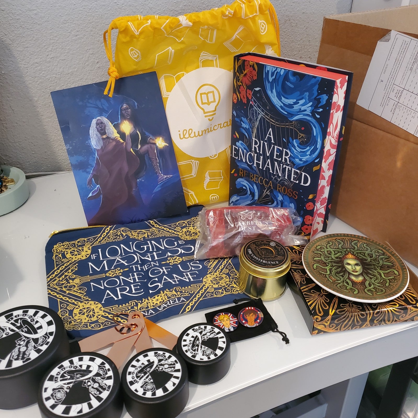 Illumicrate February/ October Book and Item Bundle