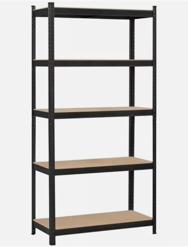 5-Tier Heavy Duty Metal Shelving Unit Garage Shelves Utility Rack Adjustable