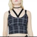 Killstar strappy pentagram harness top