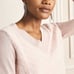 NWOT Stella & Dot V-Neck Fuzzy Knit Long Sleeve Sweater Blush Size Medium