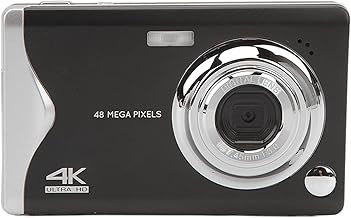 Digital Camera, FHD 4K 48MP Digital Point and Shoot Camera with 3.0in LCD Scre