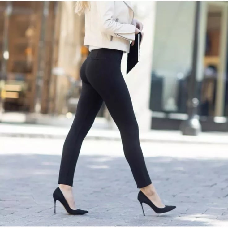 Spanx The Perfect Black Pant - Back Seam Skinny Pants - 20251R - Black - S NWT