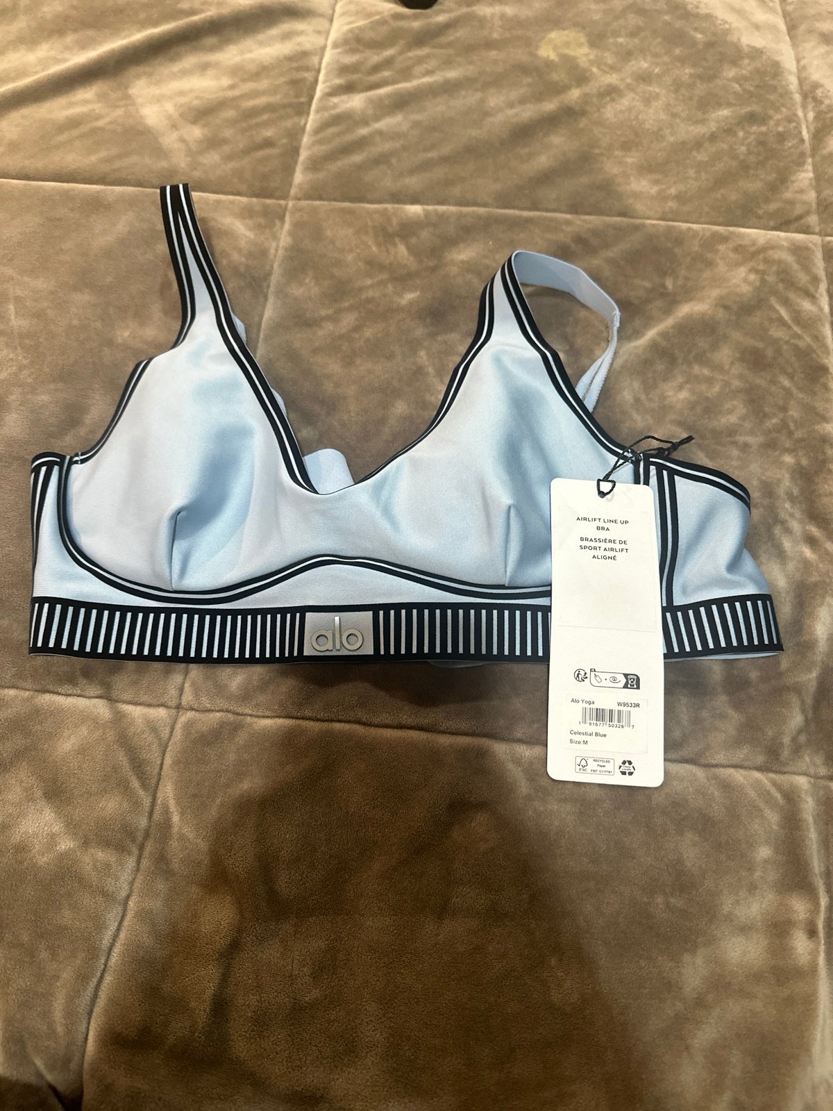 Airlift line up bra celestial blue