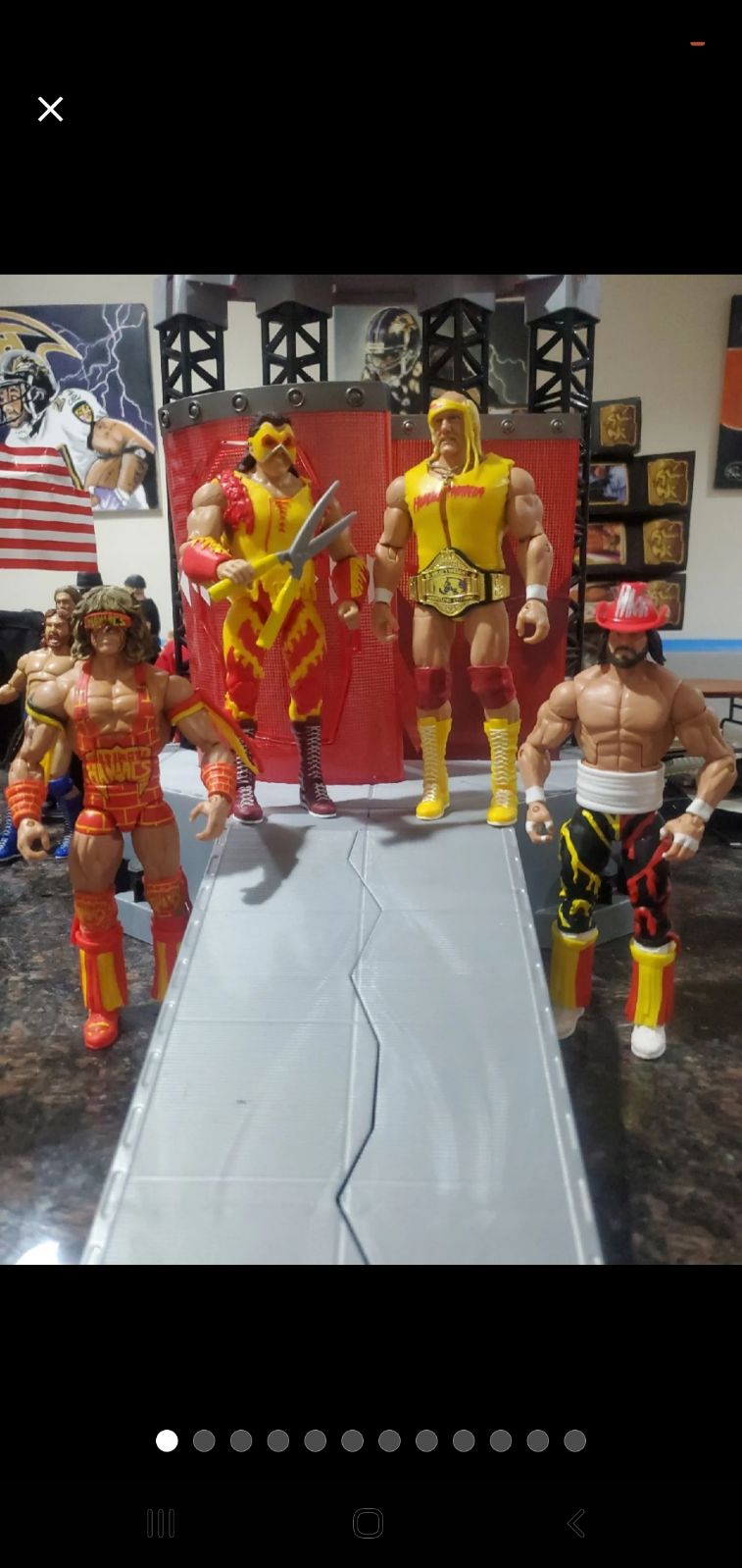 WWE ELITE ULTIMATE MANIACS LOT RARE RARE RARE MINT+COMPLETE**VHTF**!!!