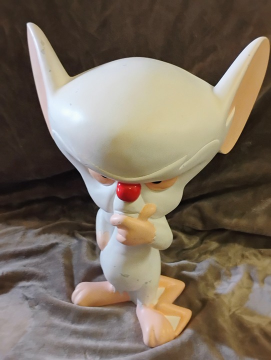 Rare 17 Brain Figure from Pinky and the Brain and Animaniacs.
