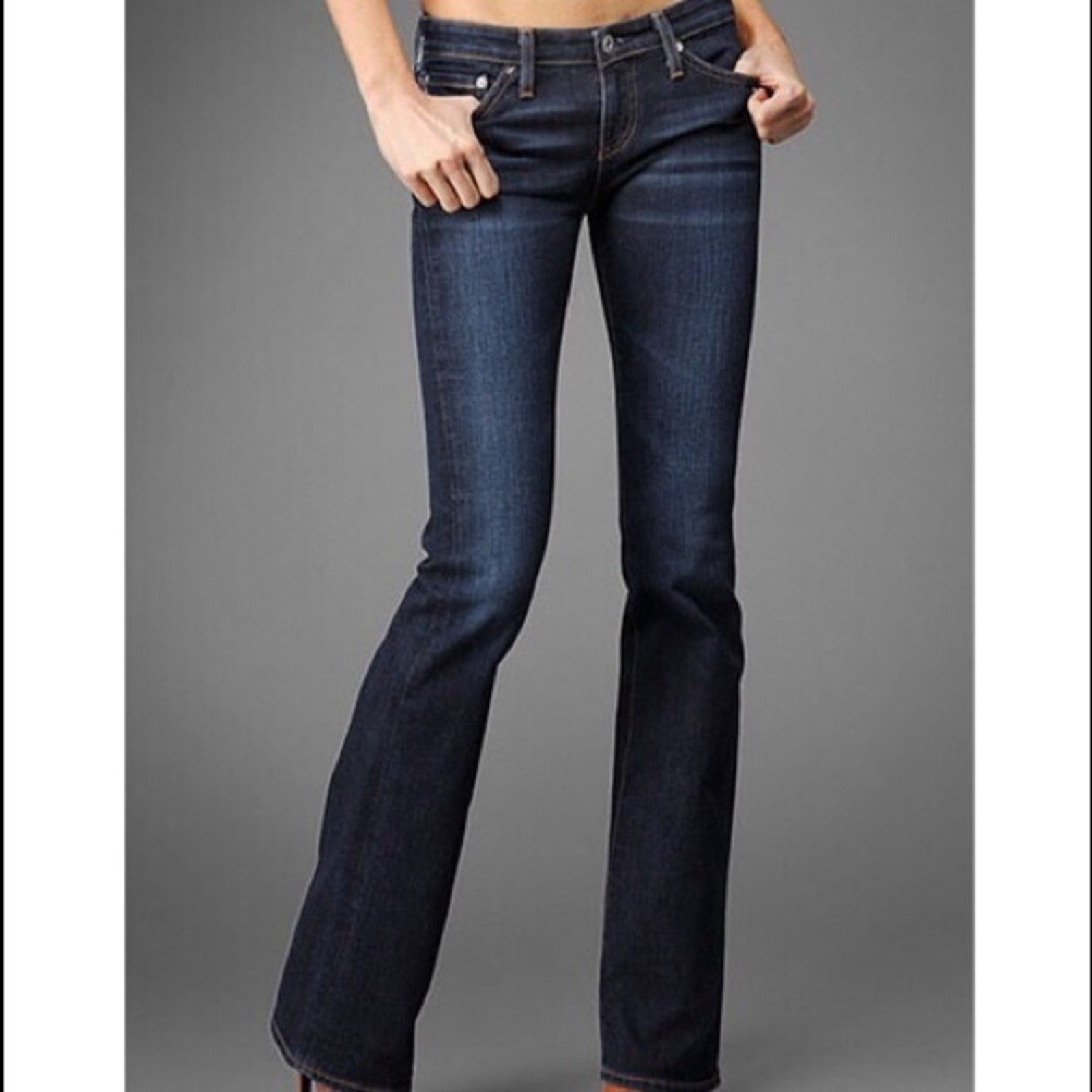 AG Adriano Goldschmied The Angel Boot Cut Dark Wash Jeans