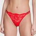 Victoria's Secret Push Up Very Sexy Shine Strap Red 36C Bra Adds 1 Cup Set Thong