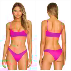 Frankies Bikinis Dallas Bikini top in Watermelon Small