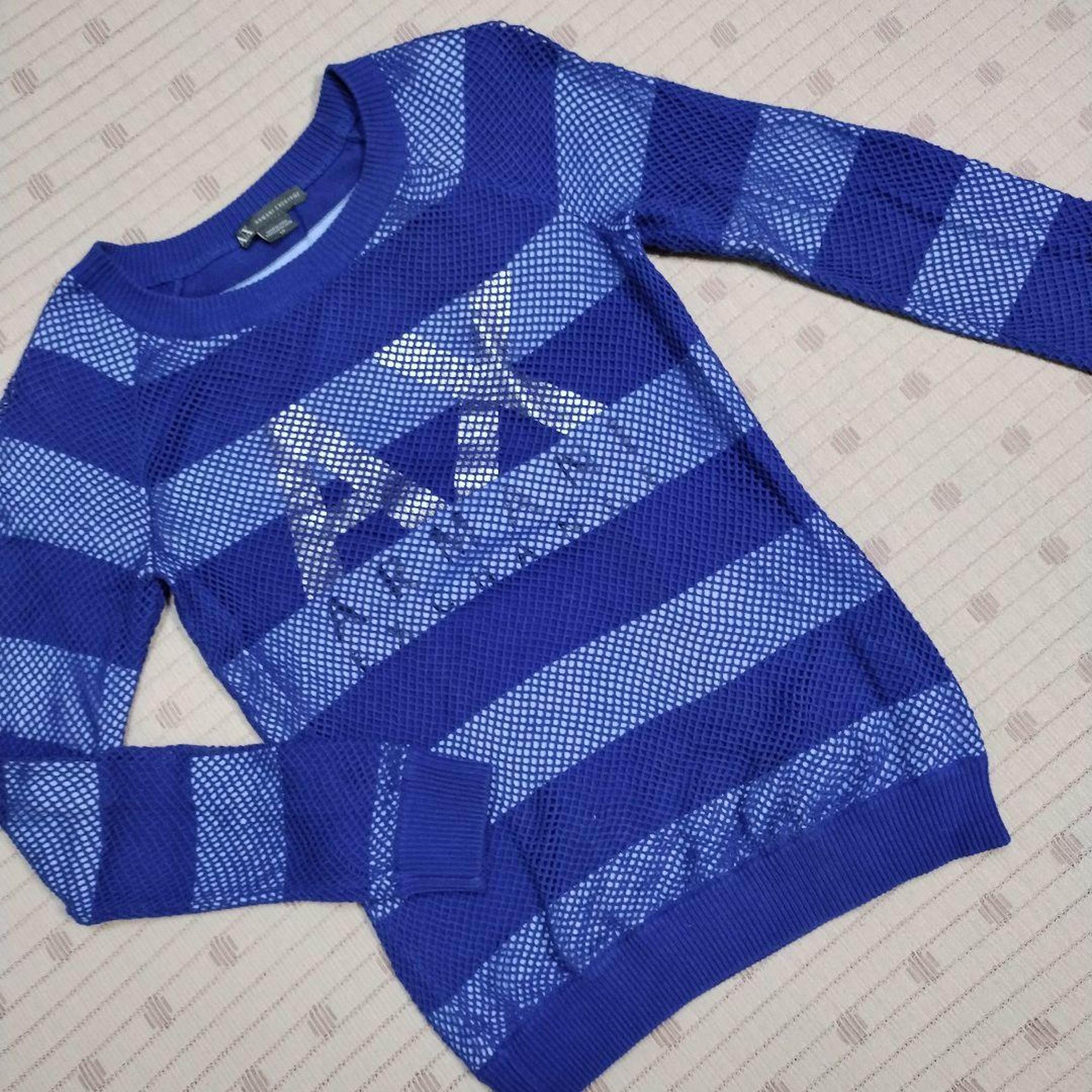A|X Armani Exchange Mesh Stripe Trainer S