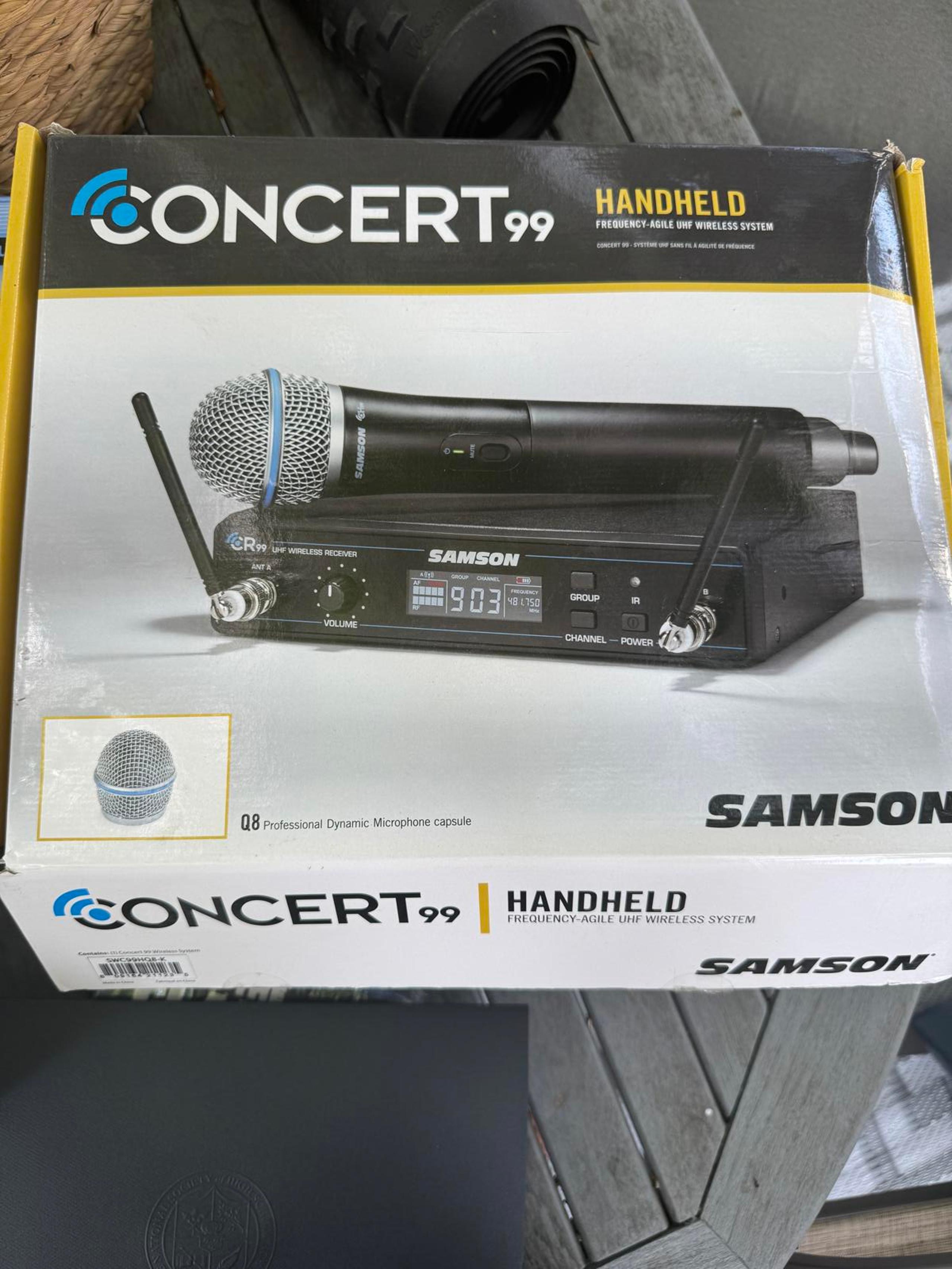Samson Concert 99 Handheld Wireless System - K Band