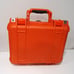 Pelican 1400 Orange Plastic Storage Case Locking Pressure Purge Valve No Foam-VG