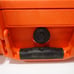 Pelican 1400 Orange Plastic Storage Case Locking Pressure Purge Valve No Foam-VG