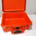 Pelican 1400 Orange Plastic Storage Case Locking Pressure Purge Valve No Foam-VG