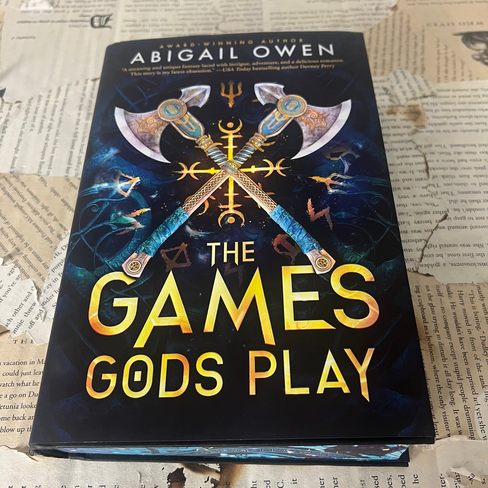 The Games Gods Play Deluxe Limited Edition by Abigail Owen Hardcover