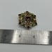 Vintage 80s Claiborne Gold Tone Brooch Pin Multi Colored Rhinestones Signed LC