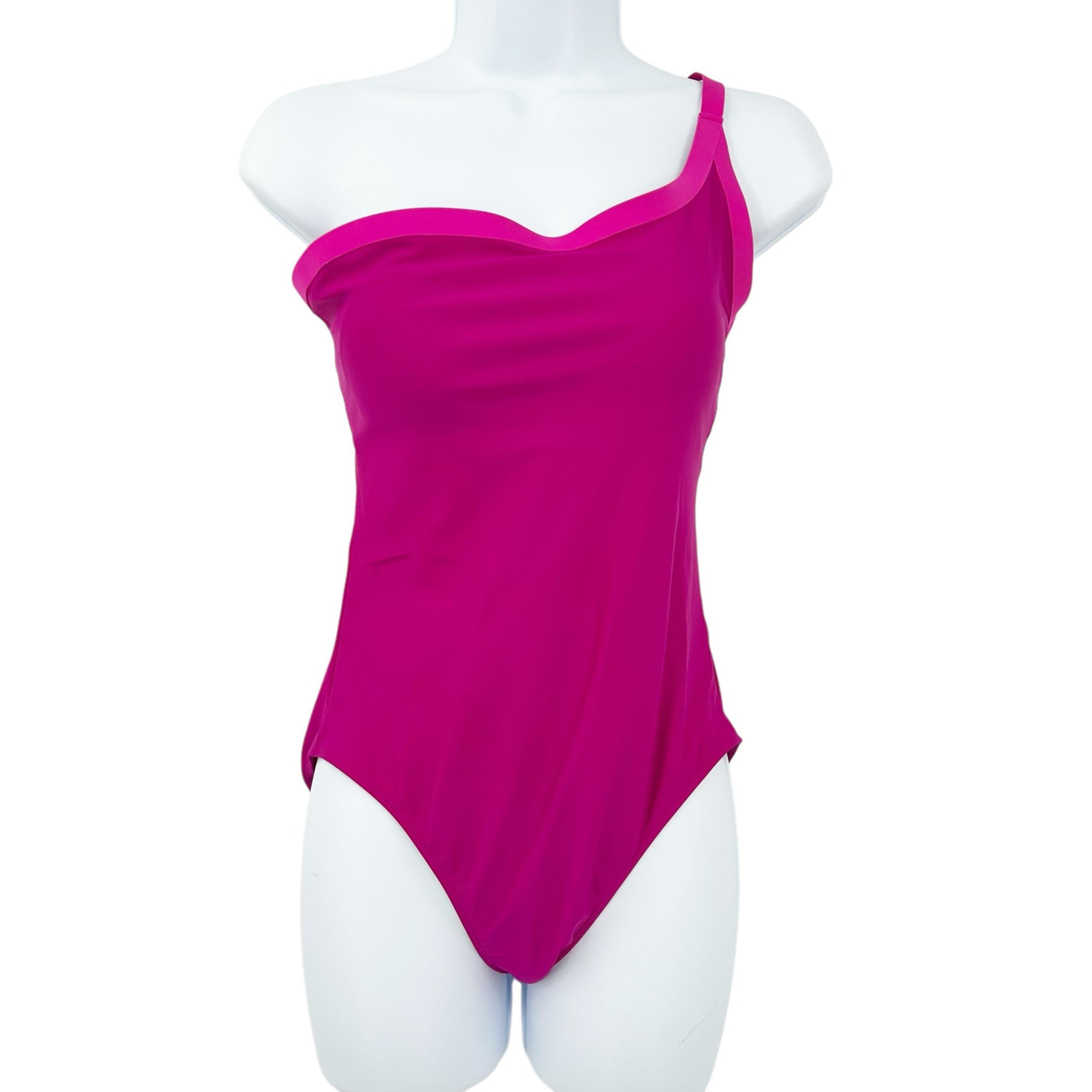 Summersalt Womens Beach Fused Sidestroke One Shoulder One Piece Swimsuit Size 6