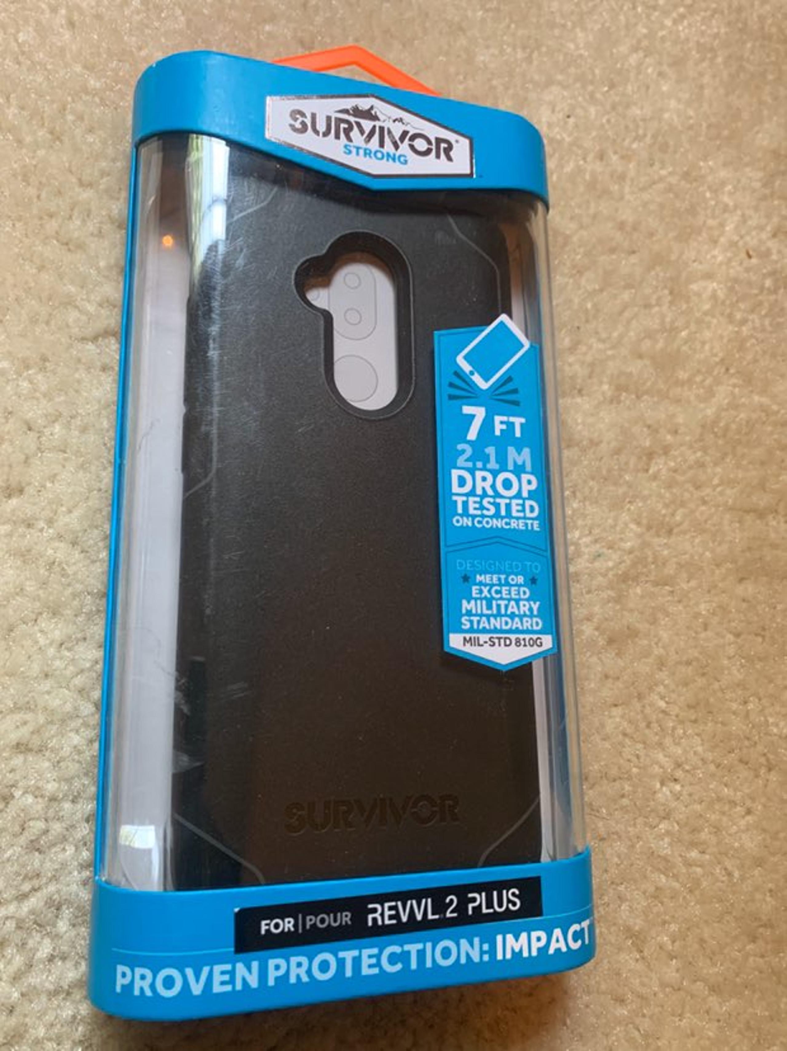 Griffin Survivor Revvl 2 Plus Case -  Bl