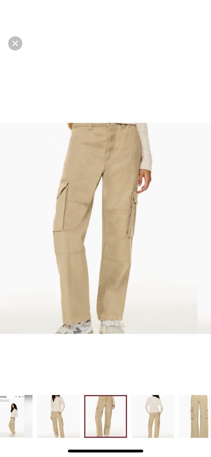 Aritzia TNA Troop Cargo Pants NWT