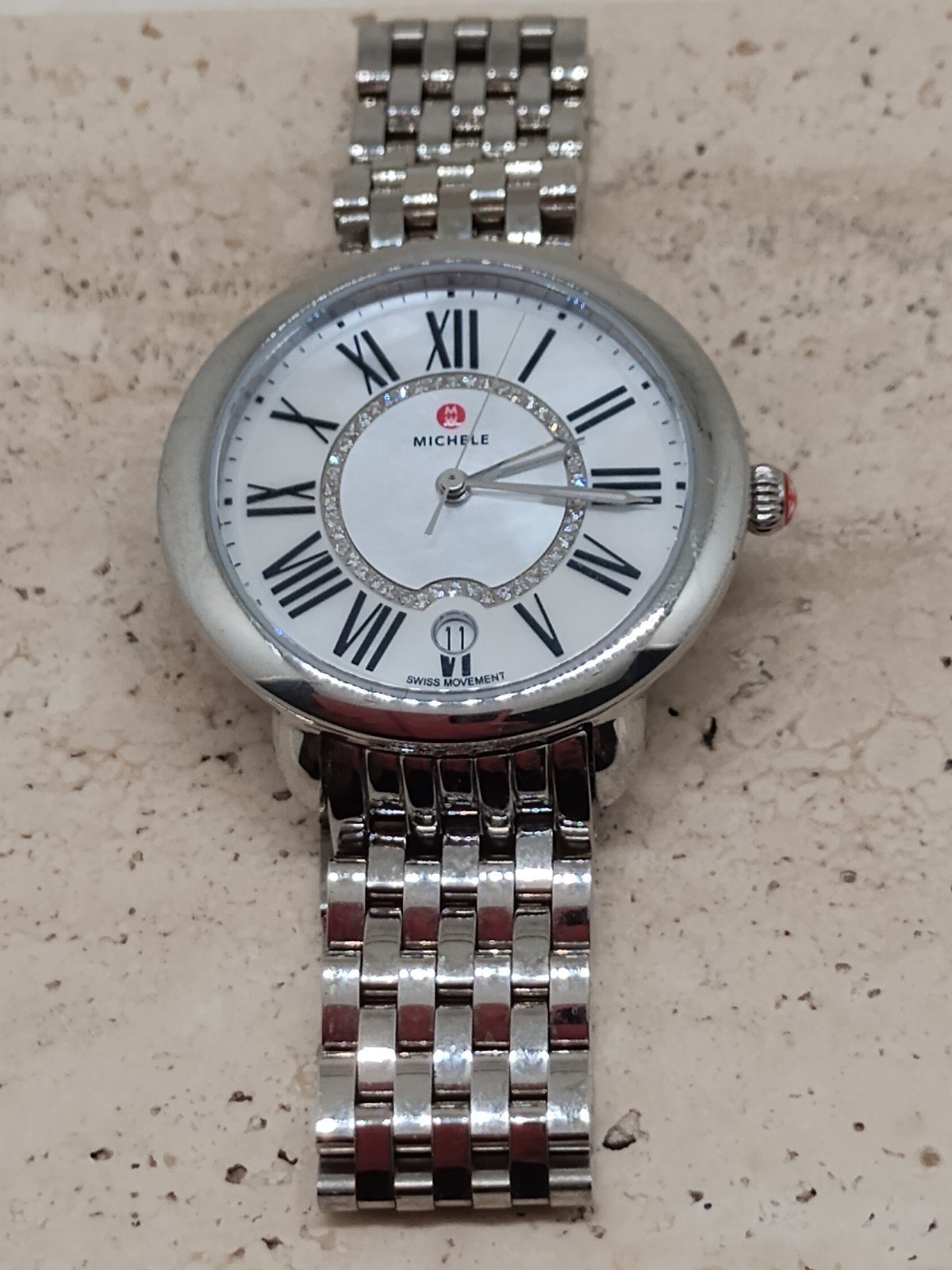 Authenticated Michele Watch in Great Condition!