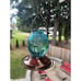 Hummingbird Feeder, 18016P Glass Hummingbird Feeder for Outdoors - Blue