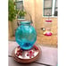Hummingbird Feeder, 18016P Glass Hummingbird Feeder for Outdoors - Blue