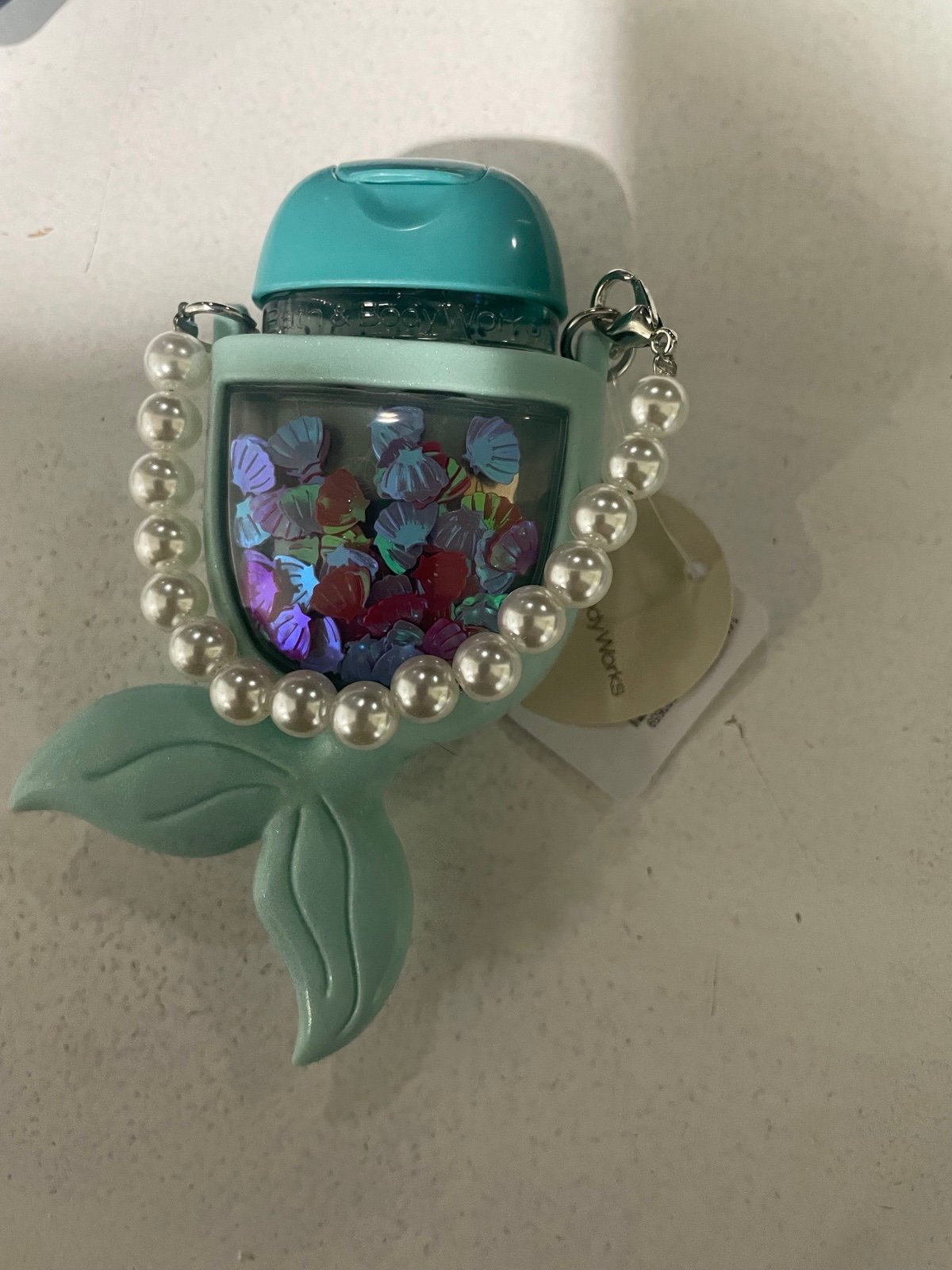 Disney bath and body works Ariel hand sanitizer holder with sanitizer included