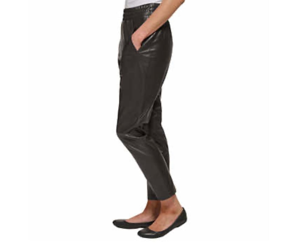 DKNY Jeans Ladies' Faux Leather Pull-On Pant