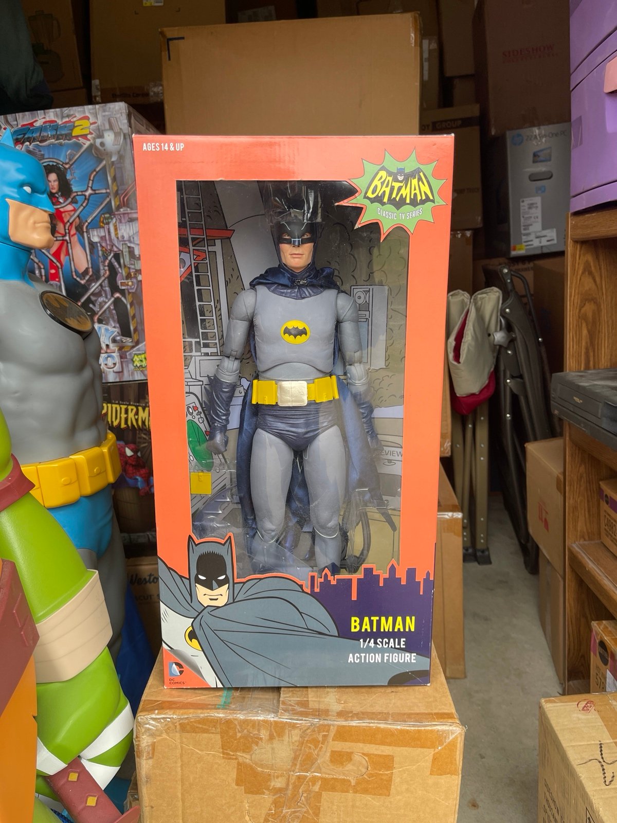 NECA Batman 1966 Classic TV Series Batman 1:4 Scale Figures NIB