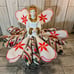 Ceramic Girl Angel Napkin Holder with Christmas Napkins