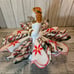 Ceramic Girl Angel Napkin Holder with Christmas Napkins