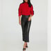 NWT 89 Sanctuary Cruise Contrast Stripe Mock Neck Sweater XL