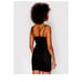 Pinko embroidered lips mini dress