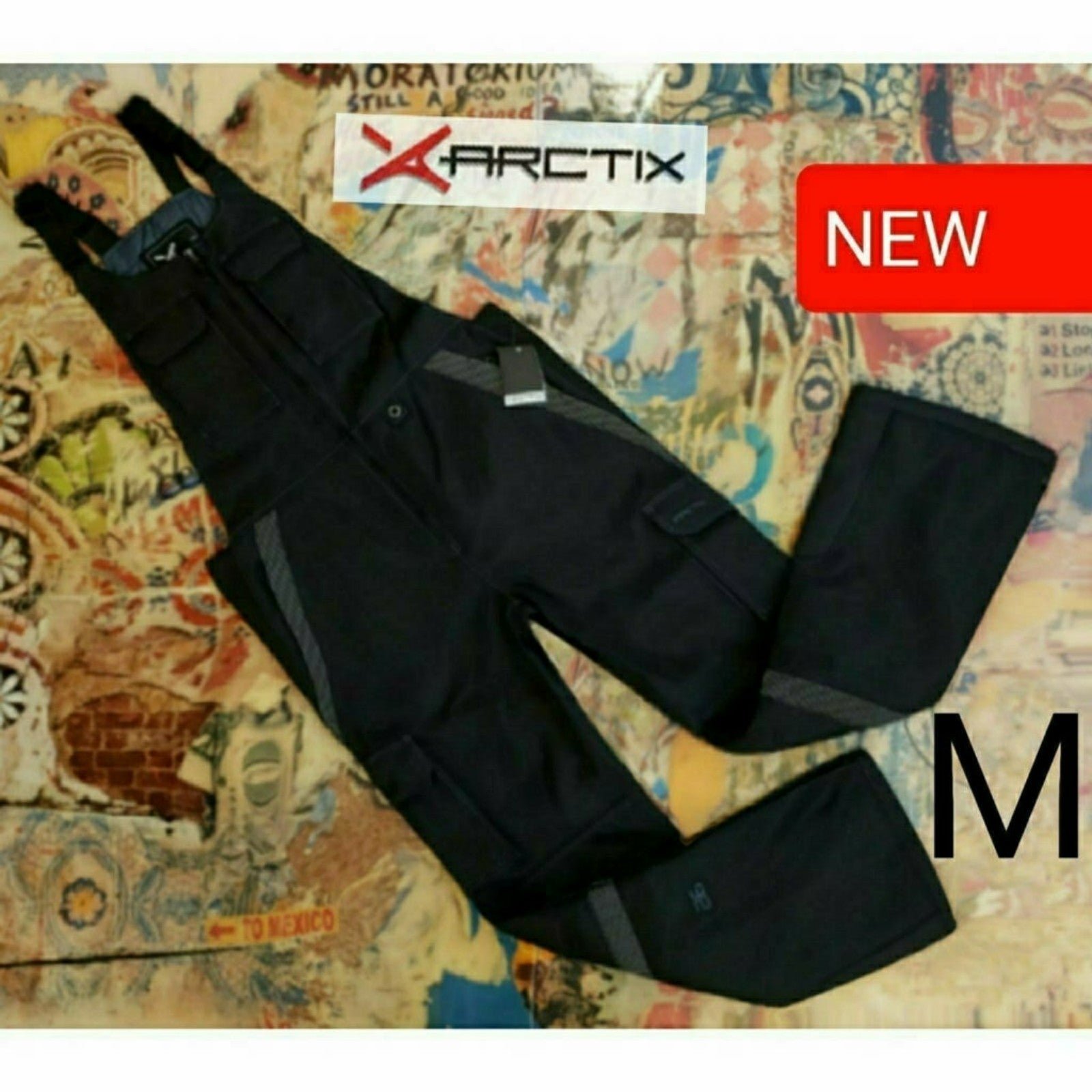 150 New Mens Tundra ULTRA PREMIUM Waterproof Insulated Snowboard / Ski Bib! M