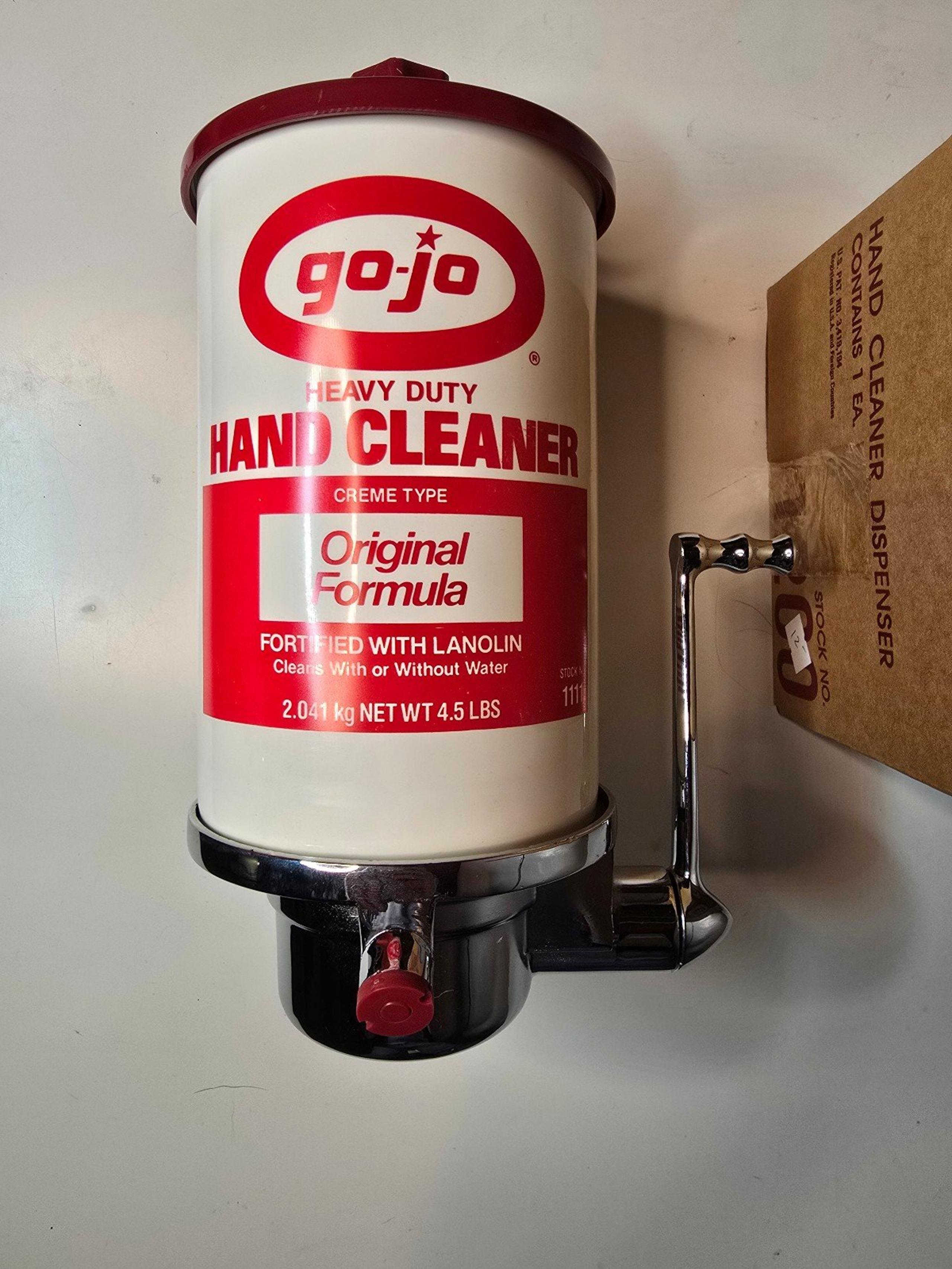 Vintage Go-Jo Hand Cleaner Mechanical Dispenser Unit
