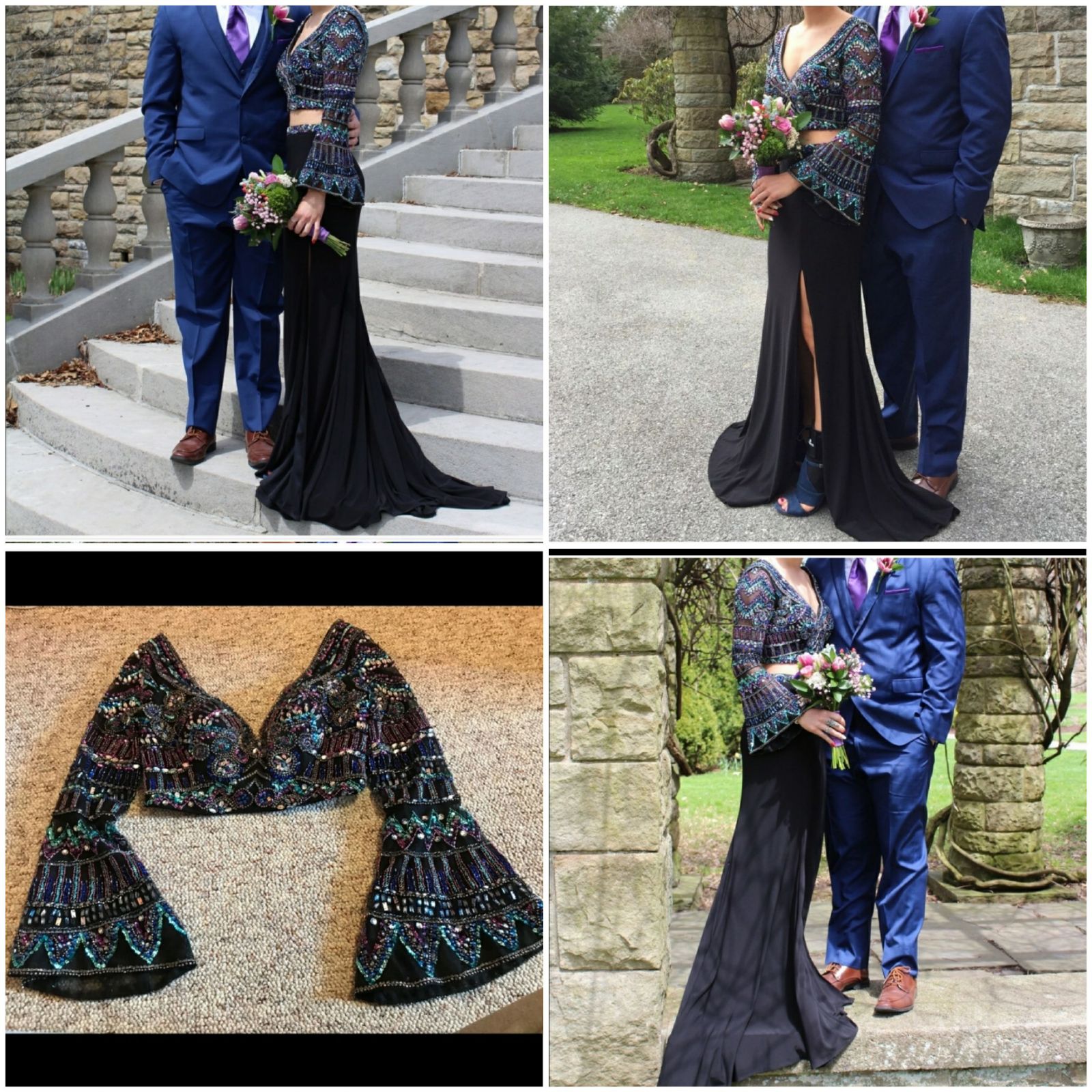rachel allan prom dress, size 4, formal,