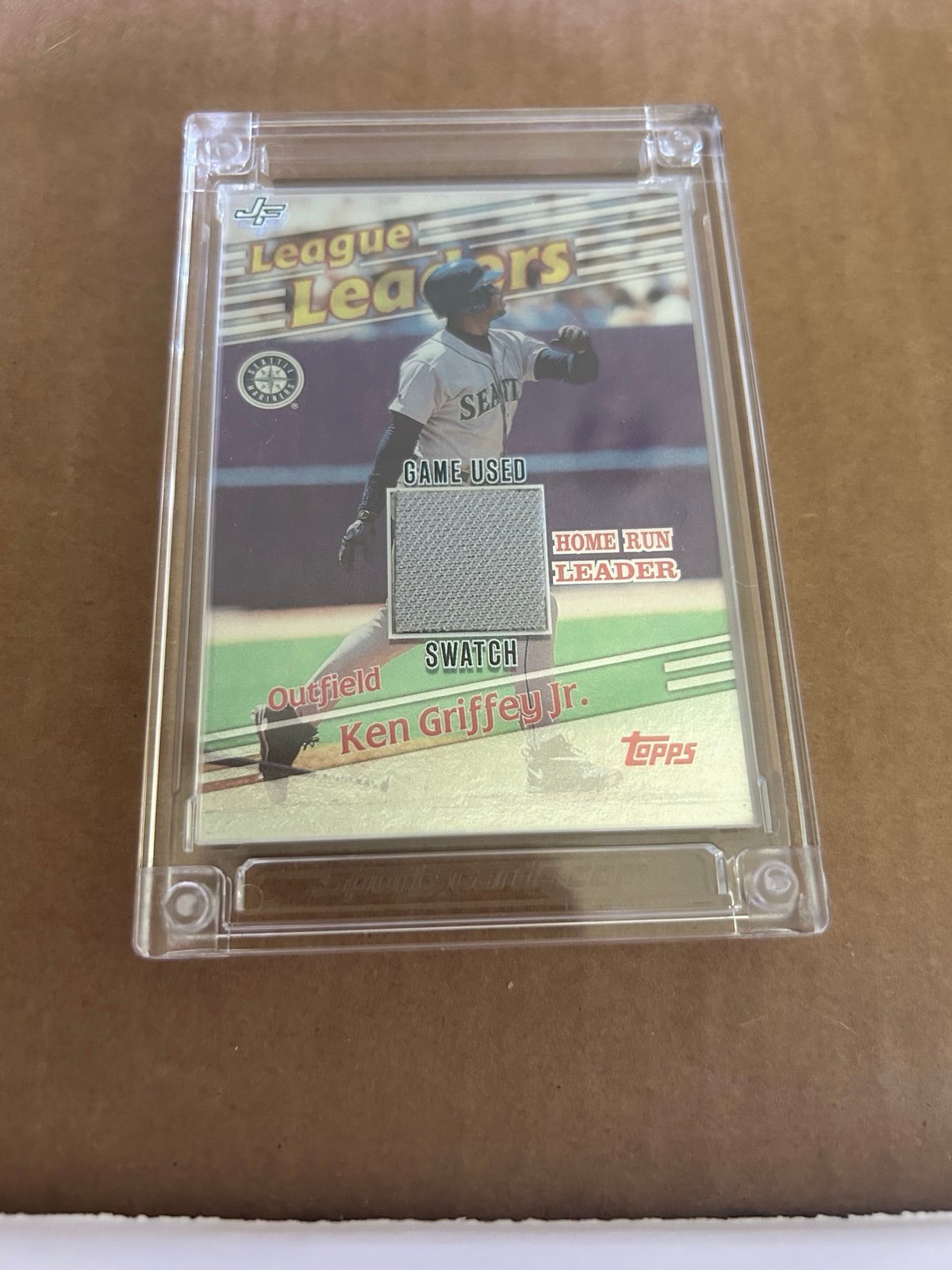 Sealed Mint Ken Griffey Jr 1991 Game Worn Mariners Jersey Swatch in RARE 1999 UD