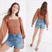 Madewell The Perfect Jean Short Size 27 Tencel Lyocell Edition High Rise Stretch
